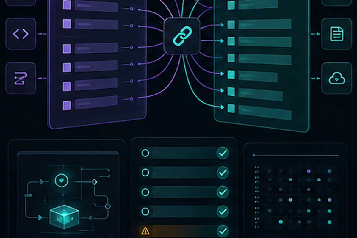 Define an API contract and field mapping before integration
